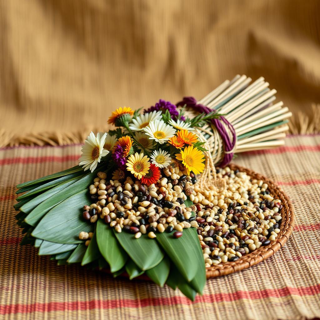 Symbolic imagery representing Despacho Ceremonies.