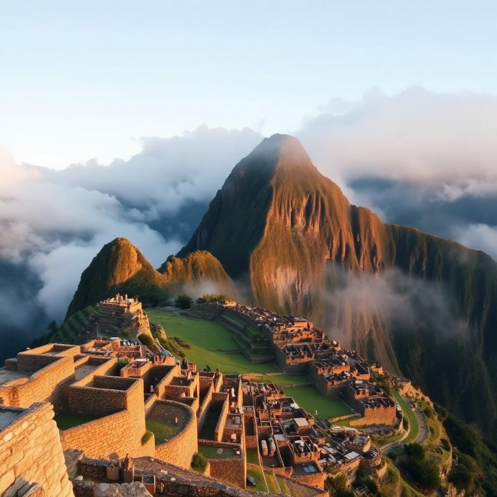 Symbolic imagery representing Incan Wisdom.