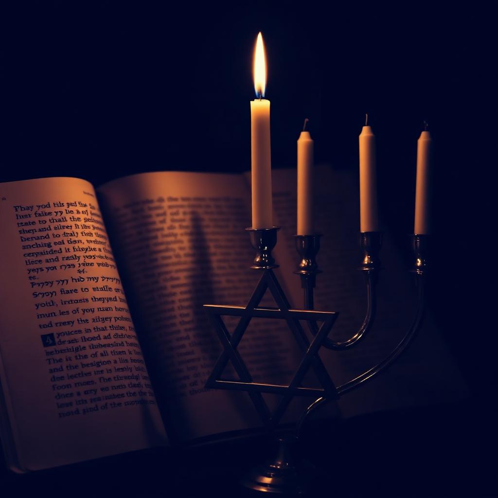 Symbolic imagery representing Jewish Mysticism.