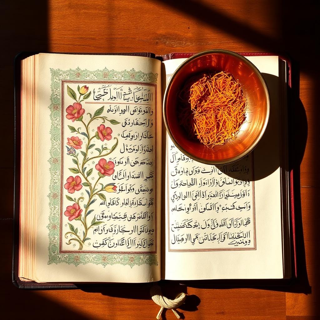 Symbolic imagery representing Persian Healing.