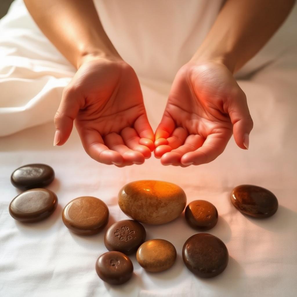 Symbolic imagery representing Reiki.