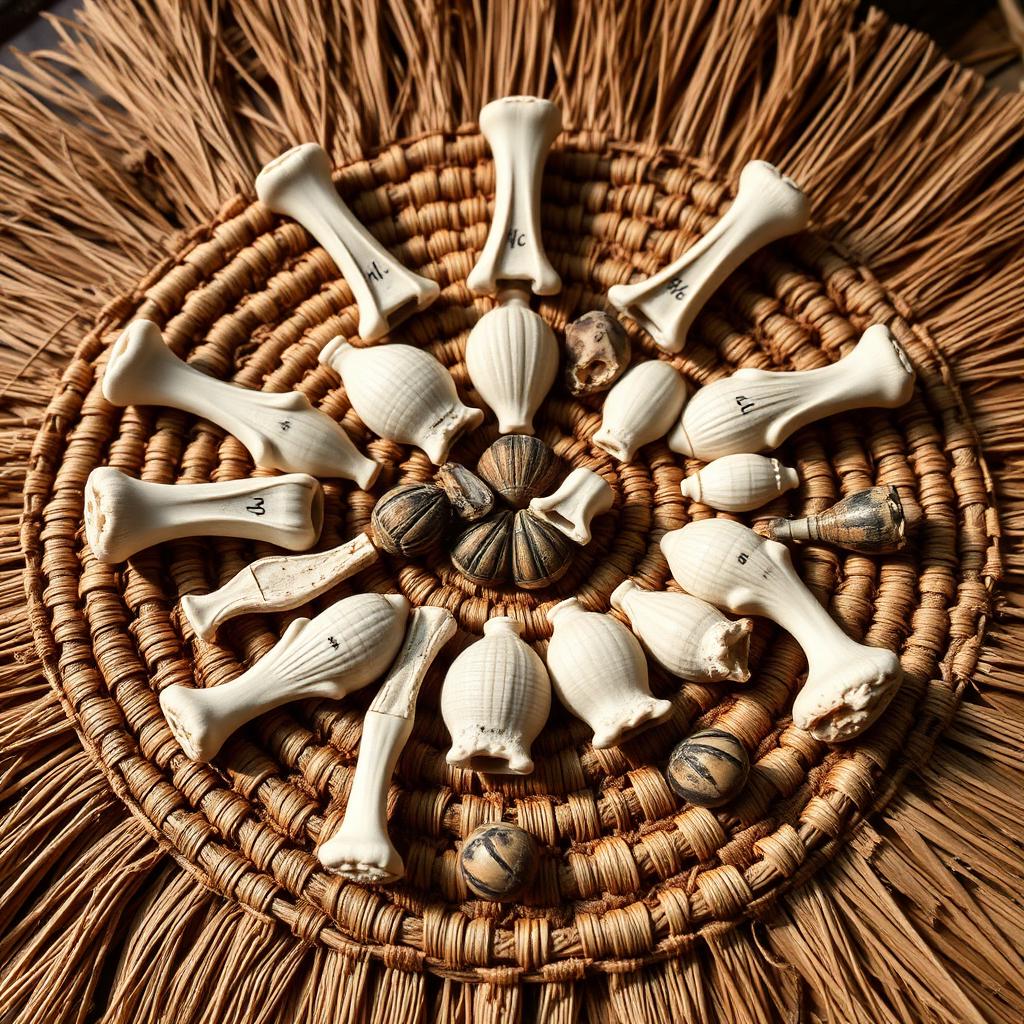 Symbolic imagery representing Sangoma Practices.