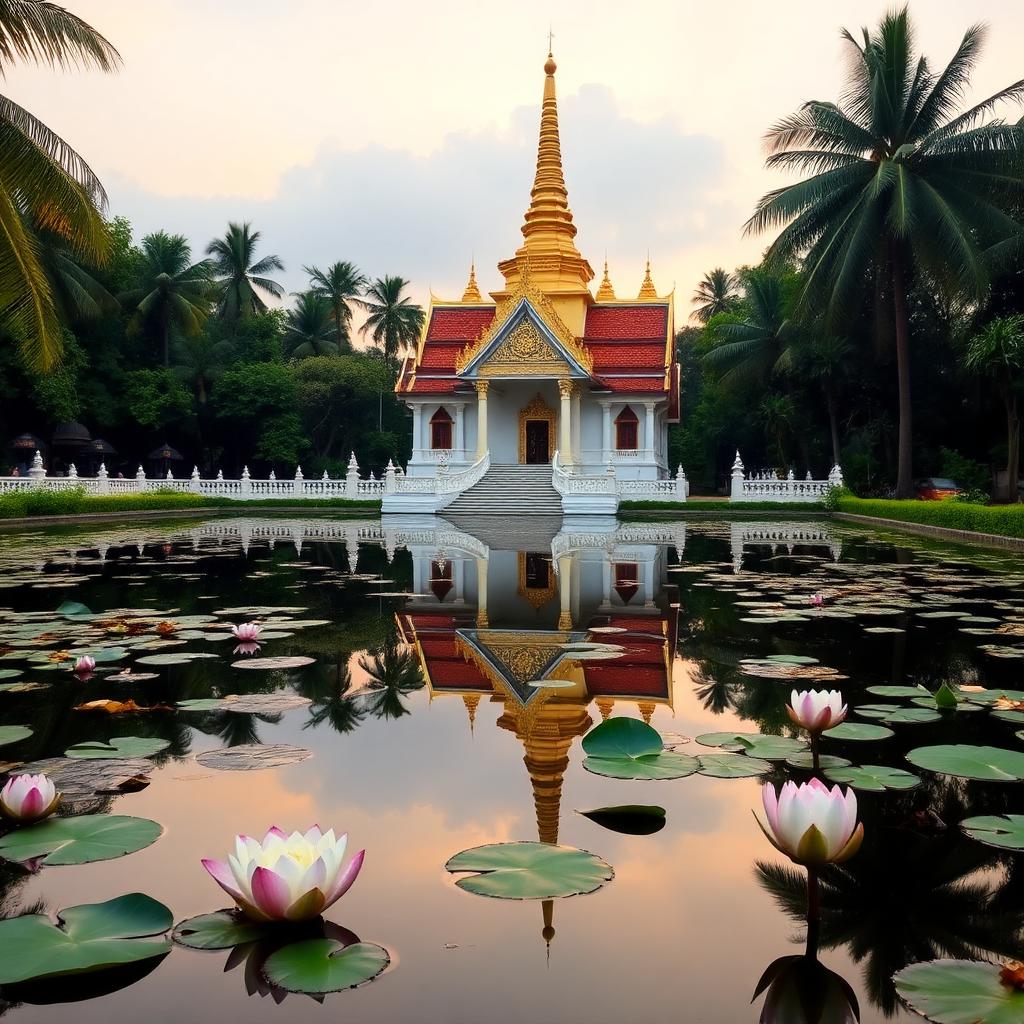 Symbolic imagery representing Thai Healing.